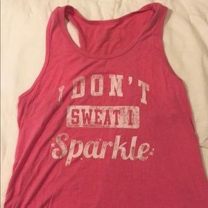 I Don’t Sweat I Sparkle Women’s Tank